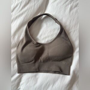 NVGTN Seamless Ribbed Bralette - Beige XS